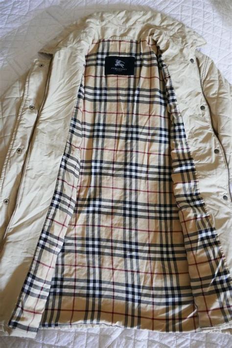 burberry jacke stepp tailliert